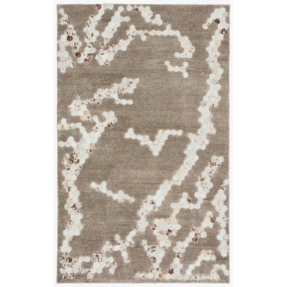 SAFAVIEH Manhattan Atanas Abstract Area Rug, Taupe, 5' x 8'