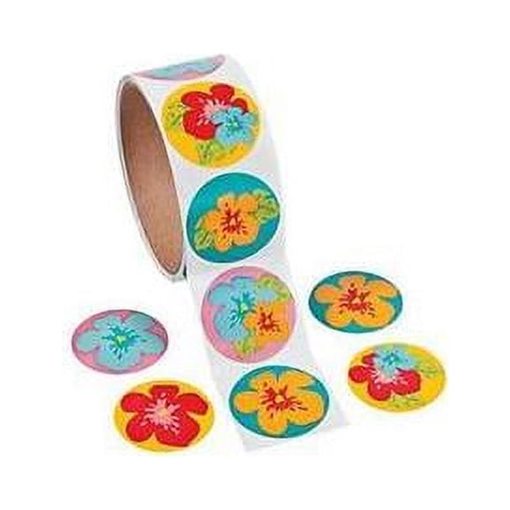 Hibiscus Stickers - Stationery - 1 Piece