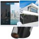 thumbnail image 4 of Heat Control Window Tint Film For Home, Sun Blocking Window Tint Privacy, Residential One Way Mirror Reflective Film 60*100cm, For Home and Office, 4 of 9