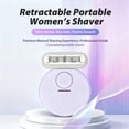 thumbnail image 2 of Retractable Portable Women's Razor, 5-Layer Blade with Aloe Vera Moisturizing Strip, Compact Safety Shaver for Legs, Underarms & Bikini Area, Travel-Friendly Manual Hair Remover, 2 of 7