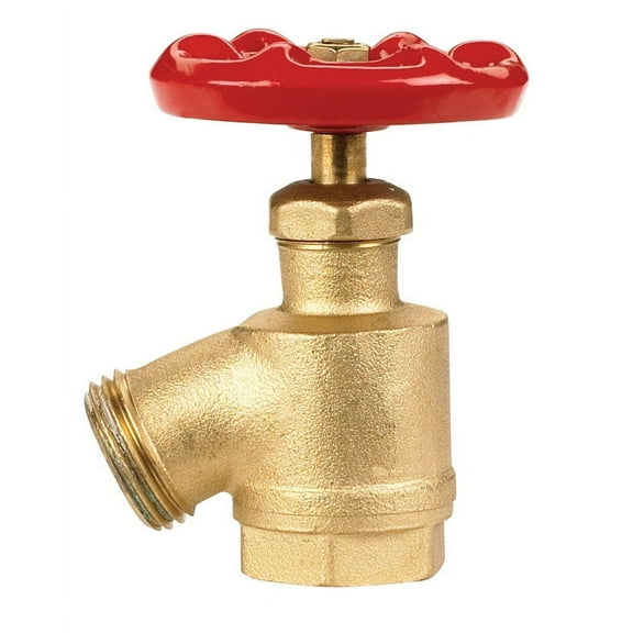 Proline 1/2 In. FIP x 3/4 In. MHT Brass Bent Nose Garden Valve 108-103