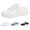 White, variant on Women's Canvas Slip on Sneakers Comfortable Casual Mules Fashion Backless Loafers Lightweight Breathable Closed Toe Walking Shoes for Summer Black