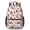 Fireman and Shield, variant on Fireman and Dog Black Pattern 17" School Backpacks for Teens,Waterproof Oxford Fabric,S-Shape Padded Straps for School,Travel,Hiking,Camping