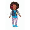 My Life As 18" Poseable Programmer Doll, African American, 8 Pieces