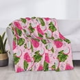 thumbnail image 3 of Yiaed Dragon Fruits Print Blanket Throw Blanket Soft Cozy Flannel Blanket for Home Bed Sofa Couch Chair-60"x50", 3 of 6