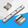thumbnail image 4 of Linear Rail Block, 1pc Linear Guide Rail Shaft Rod Linear Guide Actuator LML12B Miniature Linear Slide Guide 12mm Width Carriage, Slide Rails, 4 of 8
