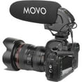 thumbnail image 3 of Movo Photo VXR3031 Supercardioid On-Camera Shotgun Microphone with 2-Step High-Pass Filter for DSLR & Mirrorless Cameras, 3 of 10