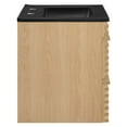 thumbnail image 3 of Modway Render 24" Wall-Mount Bathroom Vanity in Oak Black, 3 of 9