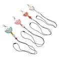 thumbnail image 3 of Uds. Cordón de profesor con cuentas de arcoíris para tarjetas de identificación y llaves, bonitos cordones acrílicos con cuentas de silicona de arcoíris con llavero, 3 of 5
