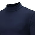 thumbnail image 2 of FAFWYP Men's Big & Tall Slim Fit Basic Turtleneck Long Sleeve Shirts Casual Cotton Knitted Active Tops High-neck Bottoming Tee Lightweight Thermal Pullover Sweaters, 2 of 6