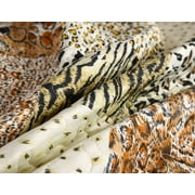 MarCielo 3 Piece Quilted Bedspread Leopard Print Quilt Quilt Set Bedding Throw Blanket Coverlet Animal Print Bedspread Ensemble Cheetah King Oversize(Cal King)