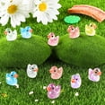 thumbnail image 3 of 100pcs Mini Glitter Ducks Colorful Tiny Small Little Resin Ducks to Hide Plastic Animal Figures for for Dollhouse Micro Dollhouse Landscape Aquarium Decorations, 3 of 7