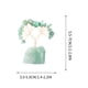thumbnail image 2 of Árbol de la riqueza de piedra triturada de cristal colorido natural, tejido a mano, base de amatista, árbol del dinero, decoración del hogar, 2 of 6