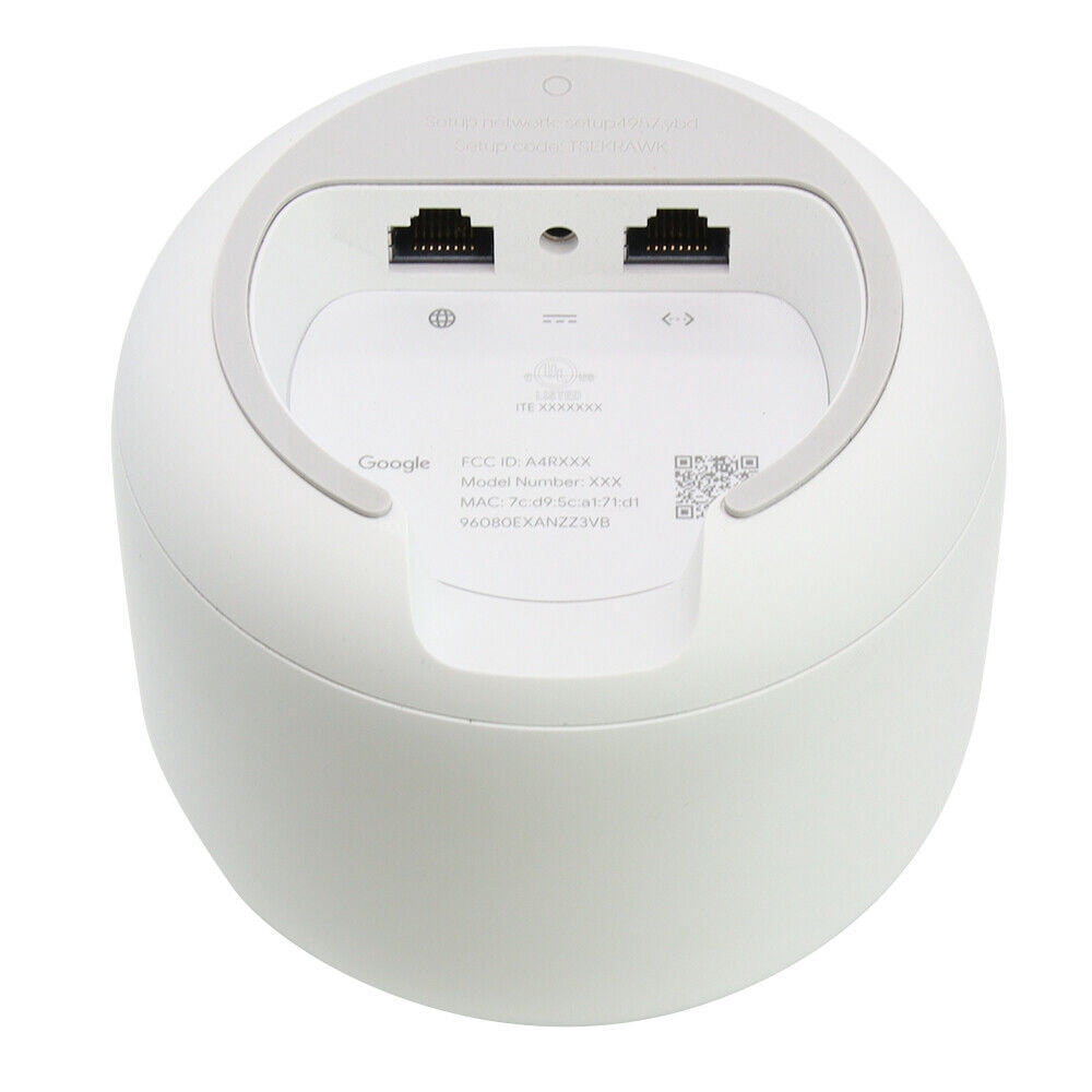 Restored Google Nest GA00595-US WiFi 5 Gigabit Internal Antenna Wireless Router, White (Refurbished)