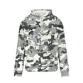 thumbnail image 4 of TFEOQRY Men's Hooded Sweatshirts Loose Camouflage Drawstring Printed Pullover Long Sleeve Hooded Tops Sweatshirt Multicolor, 4 of 5