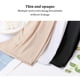 thumbnail image 3 of Qarigey Pantalones cortos de seguridad de cintura alta de doble capa sin costuras para mujer, pantalones cortos adelgazantes, Push Up, ropa interior de Prendas para la parte inferior del cuerpo Negro Qarigey AP016895-01, 3 of 6