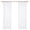 White, variant on Deconovo Traditional Beige Solid Print Rod Pocket Sheer Curtains, 52 x 72 in (2 Panels)