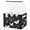 Drawn With White Ink, variant on Foldable Fabric Storage Bin With Handle Collapsible Basket Box Storage With Lid Organizer Glowing Butterfly
