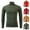 Army Green, variant on Mens T Shirt Short Sleeve Basic Mock Turtleneck Slim Fit Undershirt Pullover Thermal Solid Tops