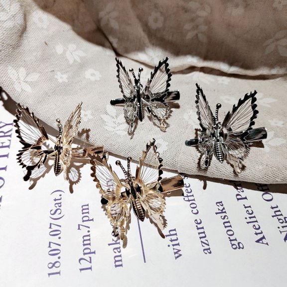 ifundom 3Pcs Hair Clip Accessories Golden Bobby Pins for Charming and Comfortable Hair Decoration