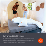Layla Sleep Hybrid Foam Mattress | Flippable to a Soft or Firm Side (Queen)