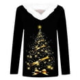 thumbnail image 3 of Aofany Long Sleeve Shirts for Women Xmas Gifts Christmas Tree Print Tops Holiday Graphic Shirts Blouse Womens Clothing Cheap Sale, 3 of 3
