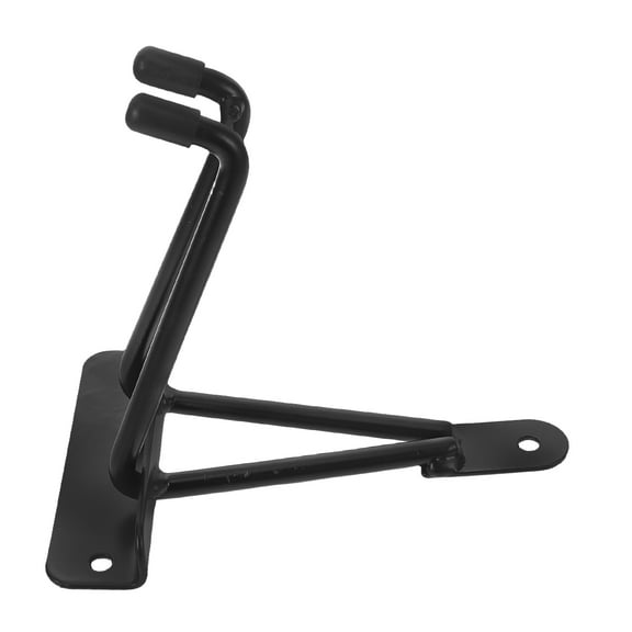 IBASETOY Bike Holder Wall Mount Steel Black Horizontal Garage Organization for Other Bicycles 1Pcs