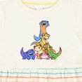 thumbnail image 4 of Inktastic Gecko Pile Cute Lizards Girls Baby Dress, 4 of 5