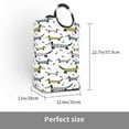 thumbnail image 3 of KLL Dachshund Dog Puppy Laundry Hamper,Large Canvas Fabric Lightweight Storage Basket Toy Organizer Dirty Clothes Collapsible Waterproof, 3 of 6