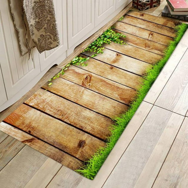 MesaSe Runner Rugs with Rubber Backing Non Slip Absorbent Resist Dirt Entrance Rug Soft Area Rug Thickened Flannel Area Rug Nursery Rug Bedroom Living Room Home Kitchen Hallway Laundry Ca