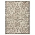 thumbnail image 3 of Luxe Weavers Oriental Floral Beige 8x10 Area Rug, Non-Shedding Distressed Style Carpet, 3 of 10