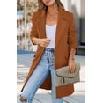 thumbnail image 3 of Blazer PRETTYGARDEN Otoño 2025 Manga Larga Marrón Talle S, 3 of 8