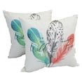 thumbnail image 4 of Blazing Needles CO-JO18-DS-04-S2 Spun Polyester Outdoor Throw Pillows, Wild & Free - Set of 2, 4 of 5