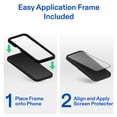 thumbnail image 4 of onn iPhone 18 Pro Max 2-Pack Privacy Glass Screen Protector with Camera Glass and Easy Installation Frame, 4 of 6