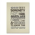 thumbnail image 2 of Trademark Fine Art "Serenity Prayer II" Canvas Art by Megan Romo, 2 of 2