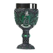 Wizarding World of Harry Potter Slytherin Decorative Resin Stainless Steel Goblet 7in H