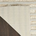 thumbnail image 5 of Inspire Me! Home Décor Brushstrokes Striped Beige Silver 7'10" x 9'10" Area Rug (8x10), 5 of 8