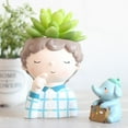 thumbnail image 4 of Bonsai Bonsai de Resina en apariencia de en apariencia para para Decoración para hogar Del Jardín Colco Maceta de resina para niñas, 4 of 8