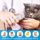 thumbnail image 5 of Cortapelos para perros, tijeras profesionales para el cuidado de mascotas con protector para evitar lesiones por corte excesivo, cortapelos para gatos con asas antideslizantes resistentes, 5 of 7