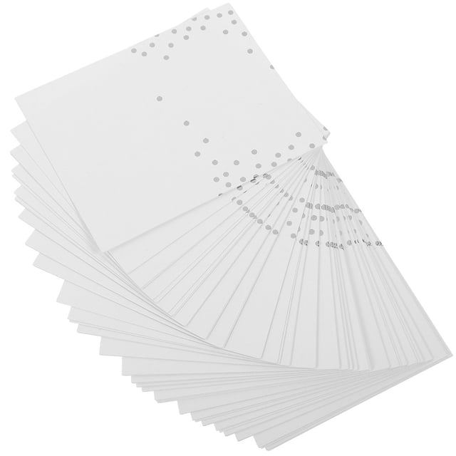 100pcs Dot Printing Wedding Place Cards Table Name Cards Table Seating Place Cards