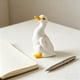 thumbnail image 2 of Figura de pájaro de cerámica: una adorable mini escultura con acabado brillante para decorar escritorios, estanterías, jardines y baños | Pequeña estatua encantadora con propiedades curativas, 2 of 5