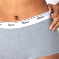 thumbnail image 5 of Hanes Originals Women’s Boyshort Underwear, Breathable Stretch Cotton, Assorted, 4-Pack 2XL, 5 of 9