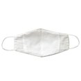 thumbnail image 2 of Reusable Muslin White Tones Cotton Fabric Washable Fashion Face Masks Set of 3, 2 of 8