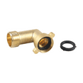 thumbnail image 5 of RV City Water Fill Inlet Flange Brass with Hose Elbow Check Valve Hookup Connector for Trailer Marine, 90 Degree, 5 of 7