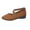 Brown, variant on Gray Wedge Shoes For Ladies Solid Color Mid Heel Comfort Casual Pumps Soft Sole Lightweight Footwear For Daily Office And Casual Wear Size 41
