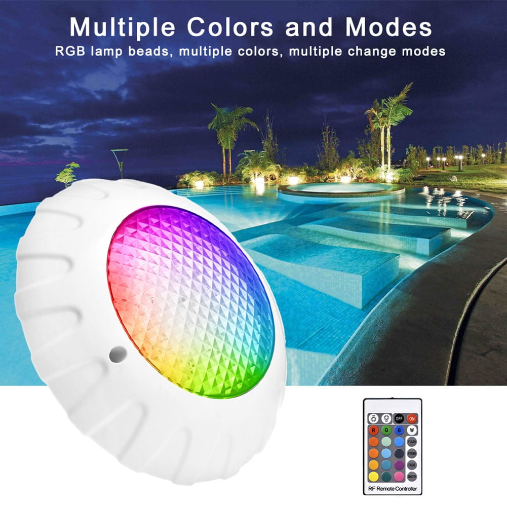Acheter 38W RGB Led lumière de piscine Led IP68 étanche lumière sous-marine  AC/DC 12V étang lumières LED projecteur pour piscine