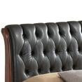 thumbnail image 4 of Glory Furniture LaVita Queen Storage Bed w/Faux Leather Headboard in Oak, 4 of 5