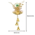 thumbnail image 3 of Azrian Christmas Decorations Christmas Bells Christmas Tree Decorations Shopping Mall Window Holiday Double Bell Hanging Ornaments Home Decor Indoor Clearance, 3 of 4