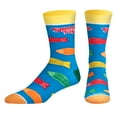 thumbnail image 2 of Cool Socks Swedish Fish Candy Crew Socks Cool Novelty Sweet Treat Merch Graphic Soft Cotton Apparel, 2 of 5