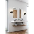 thumbnail image 2 of 340-1S-MB-Z-Lite-Kinsley - 1 Light Wall Sconce In Transitional Style-9.5 Inches Tall and 5.25 Inches Wide-Matte Black Finish, 2 of 7
